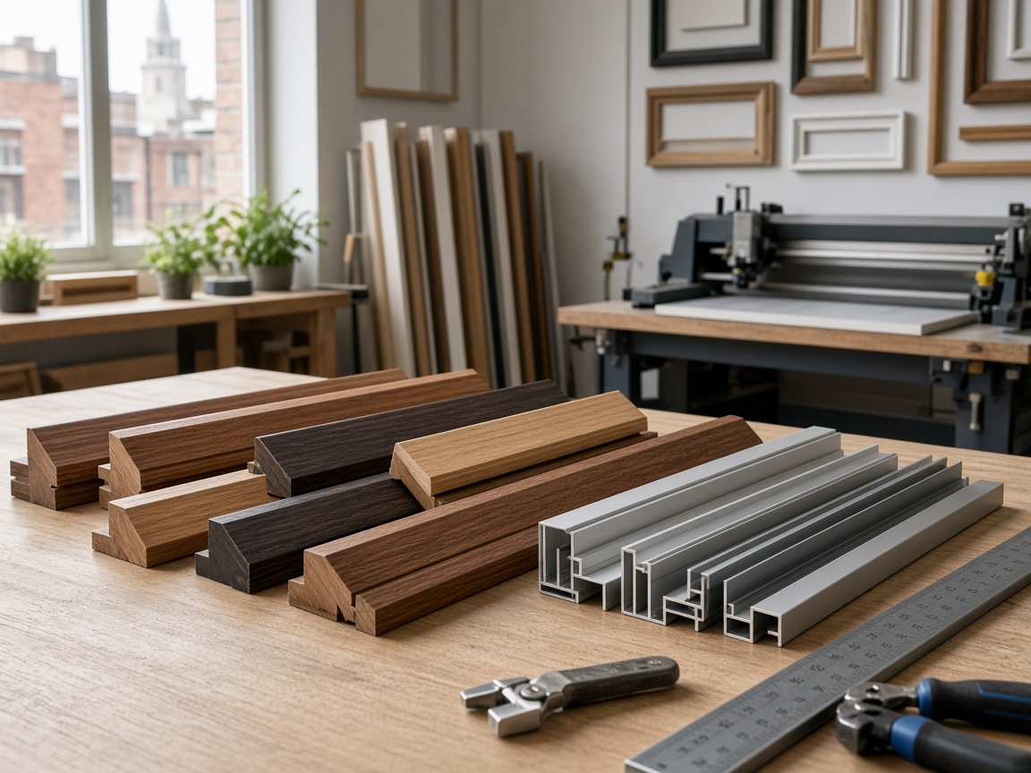 Custom frames at Studio Voyagebrook